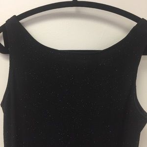 Alyn Paige Dress w/ Understated Glitter Type Mtl